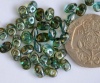 Superduo Green Aquamarine Celsian Transparent 60020-22501 Czech Beads x 10g